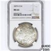 Image 1 : 1879-O Morgan Silver Dollar NGC MS63