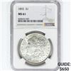 Image 1 : 1892 Morgan Silver Dollar NGC MS61