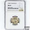 Image 1 : 1942-P Jefferson Nickel NGC MS67
