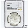 Image 1 : 1921-D Morgan Silver Dollar NGC MS63
