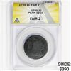 Image 1 : 1795 Large Cent ANACS FAIR 2 Plain Edge