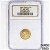 Image 1 : 1900 10K 4.48g Denmark Gold NGC MS63