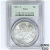 Image 1 : 1881-S Morgan Silver Dollar PCGS MS64