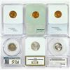 Image 2 : 1935-1993 Set (6) 3-1C, 2-5C, 1-25C MS
