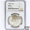 Image 1 : 1884-O Morgan Silver Dollar NGC MS64