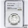 Image 1 : 1956 Franklin Half Dollar NGC PF68 CAMEO, Ty 2