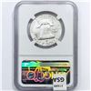 Image 2 : 1956 Franklin Half Dollar NGC PF68 CAMEO, Ty 2