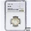 Image 1 : 1905 Barber Quarter NGC AU58