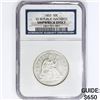 Image 1 : 1853 Seated Lib. 50C NGC Shipwreck SS Rep Bx Set