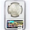 Image 2 : 1896 Morgan Silver Dollar NGC MS63