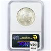 Image 2 : 1946 Iowa Half Dollar NGC MS66
