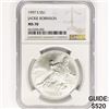 Image 1 : 1997-S J. Robinson Silver 26.73g Dollar NGC MS70