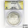 Image 1 : 1878-CC Morgan Silver Dollar ANACS MS62 CAMEO DMPL