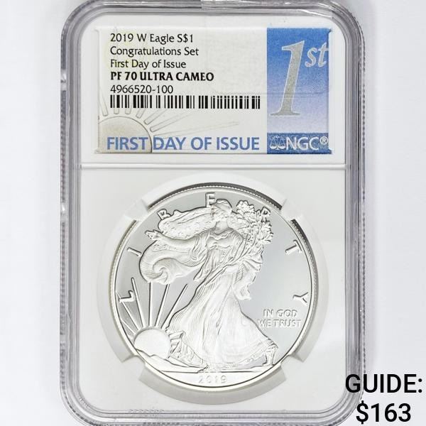 2019-W American Silver Eagle NGC PF70 UC