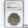 Image 1 : 1807 Draped Bust Half Dollar NGC VF30