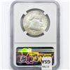 Image 2 : 1948-D Franklin Half Dollar NGC MS64 FBL