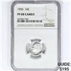 Image 1 : 1955 Roosevelt Dime NGC PF68 CAMEO