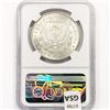 Image 2 : 1883-CC Morgan Silver Dollar NGC MS64