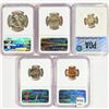 Image 2 : 1939 1C, 5C, 10C, 25C, 50C Highland Proof Set PF