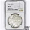 Image 1 : 1883-CC Morgan Silver Dollar NGC MS65