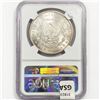 Image 2 : 1885-CC Morgan Silver Dollar NGC MS63