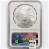 Image 2 : 2011 American Silver Eagle NGC MS70 25th Ann