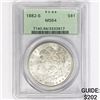 Image 1 : 1882-S Morgan Silver Dollar PCGS MS64