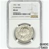 Image 1 : 1921 Alabama Half Dollar NGC MS62