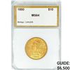 Image 1 : 1880 $10 Gold Eagle PCI MS64