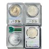 Image 2 : 1922-2018 Varied Silver Coinage PCGS/NGC MS (4 Coi