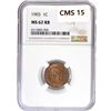 Image 1 : 1903 Indian Head Cent NGC MS62 RB