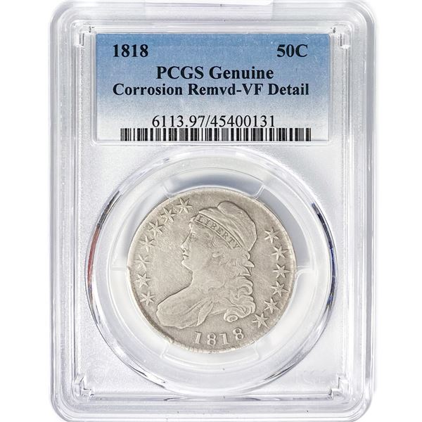 1818 Capped Bust Half Dollar PCGS VF Detail