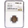 Image 1 : 1907 Indian Head Cent NGC MS64 BN