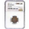 Image 1 : 1871 Indian Head Cent NGC UNC Details, Cleaned