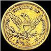 Image 2 : 1853 $2.50 Gold Quarter Eagle ABOUT UNCIRCULATED