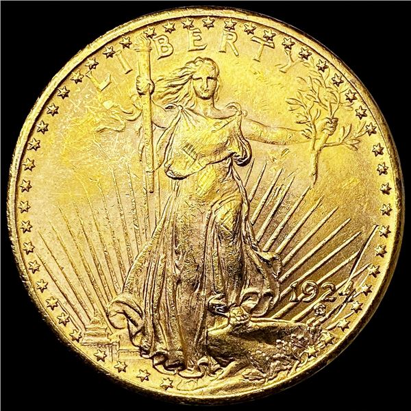 1924 $20 Gold Double Eagle CLOSELY UNCIRCULATED