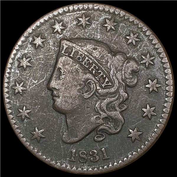 1831 Large Cent LIGHTLY CIRCULATED