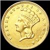 Image 1 : 1856 Rare Gold Dollar ABOUT UNCIRCULATED