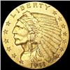 Image 1 : 1911 $2.50 Gold Quarter Eagle UNCIRCULATED
