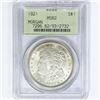 Image 1 : 1921 Morgan Silver Dollar PCGS MS62