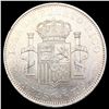 Image 2 : 1895 Puerto Rico Silver 1 Peso UNCIRCULATED