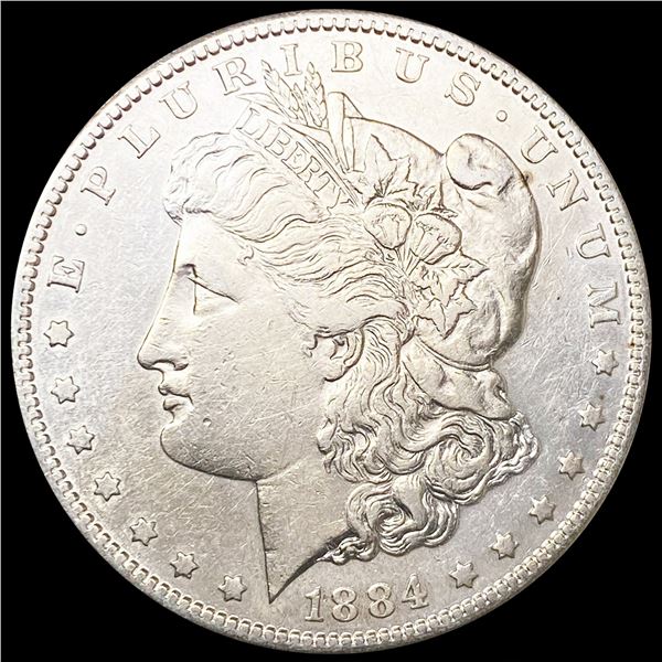 1884-S Morgan Silver Dollar CLOSELY UNCIRCULATED