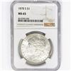 Image 1 : 1878-S Morgan Silver Dollar NGC MS65