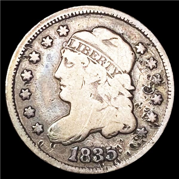 1835 Capped Bust Half Dime NICELY CIRCULATED