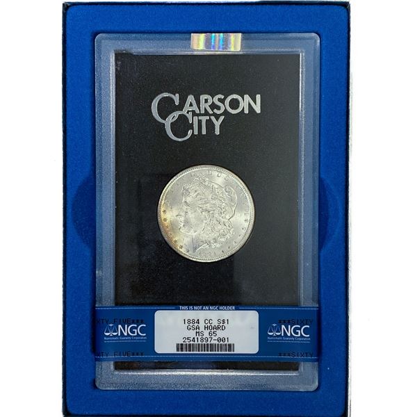 1884-CC Morgan Silver Dollar NGC MS65 GSA