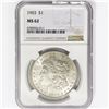 Image 1 : 1903 Morgan Silver Dollar NGC MS62