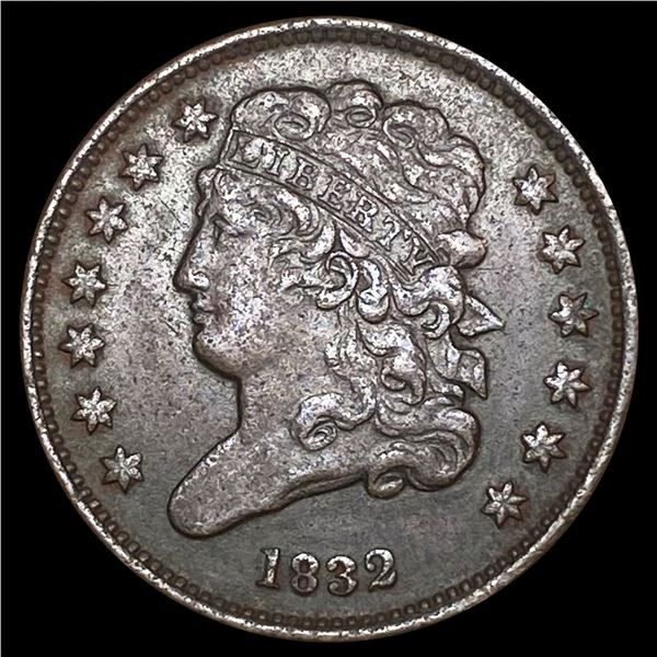 1832 Classic Head Half Cent CLOSELY UNCIRCULATED