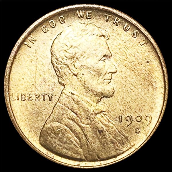 1909-S VDB RD Wheat Cent UNCIRCULATED