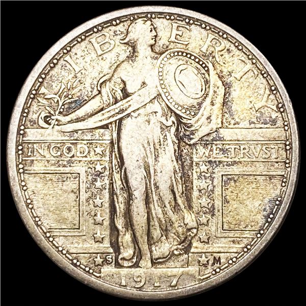 1917-S Standing Liberty Quarter NICELY CIRCULATED