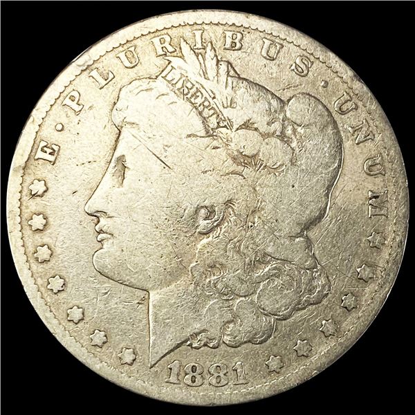 1881-CC Morgan Silver Dollar NICELY CIRCULATED